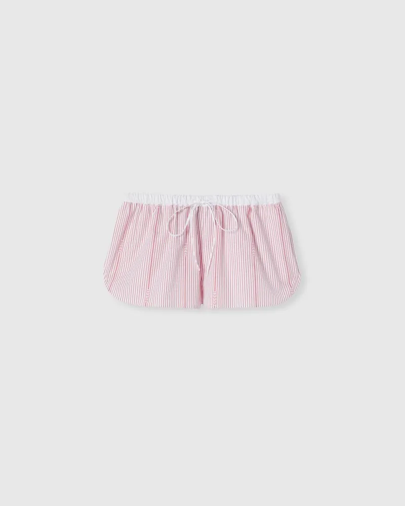 Gucci Shorts aus Baumwolle Mit Fil Coupé, Größe Pink