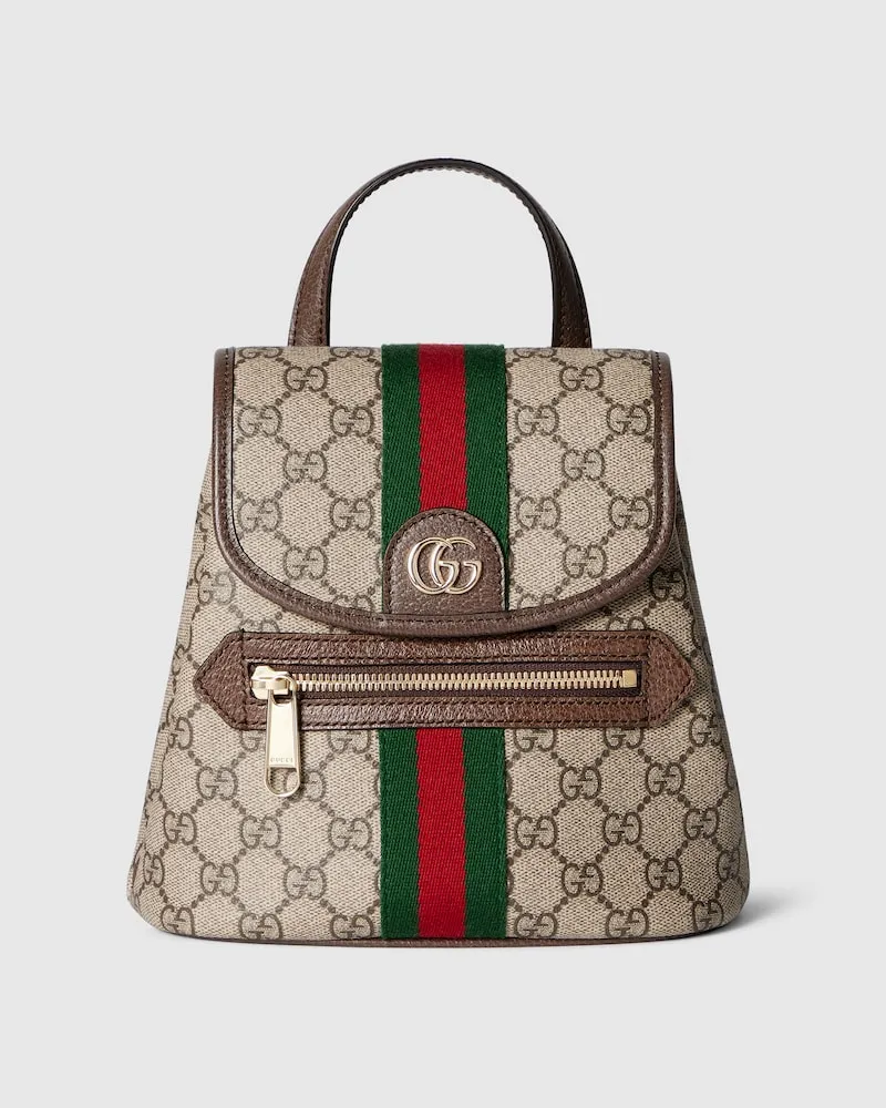 Gucci Kleiner Ophidia Rucksack Beige