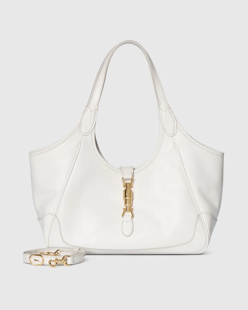 Gucci Kleiner Mercato Shopper Weiß