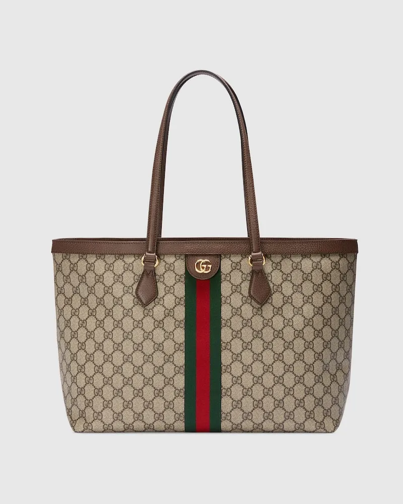 Gucci Großer Ophidia Shopper Beige