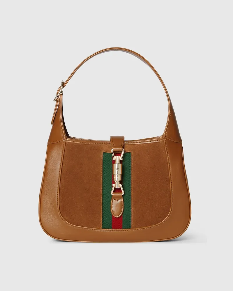 Gucci Mittelgroße Jackie 1961 Tasche Braun