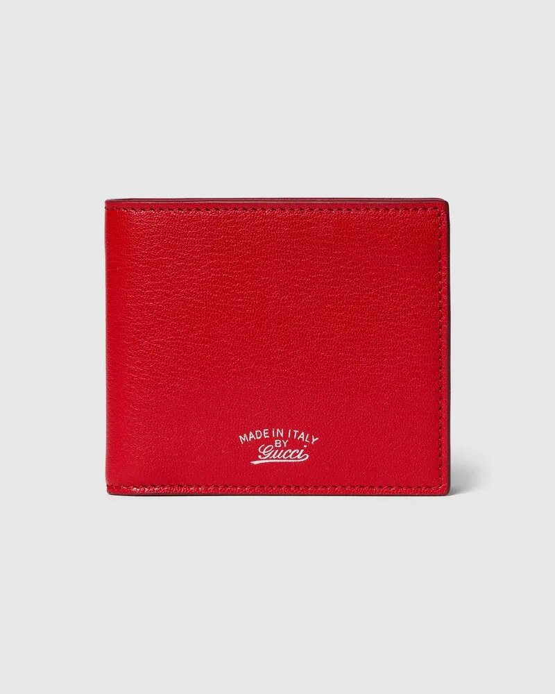 Gucci Portefeuille À Rabat Lira Rouge