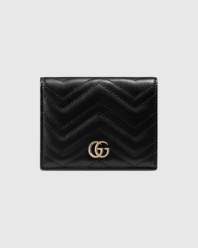 Gucci GG Marmont Kartenetui Schwarz