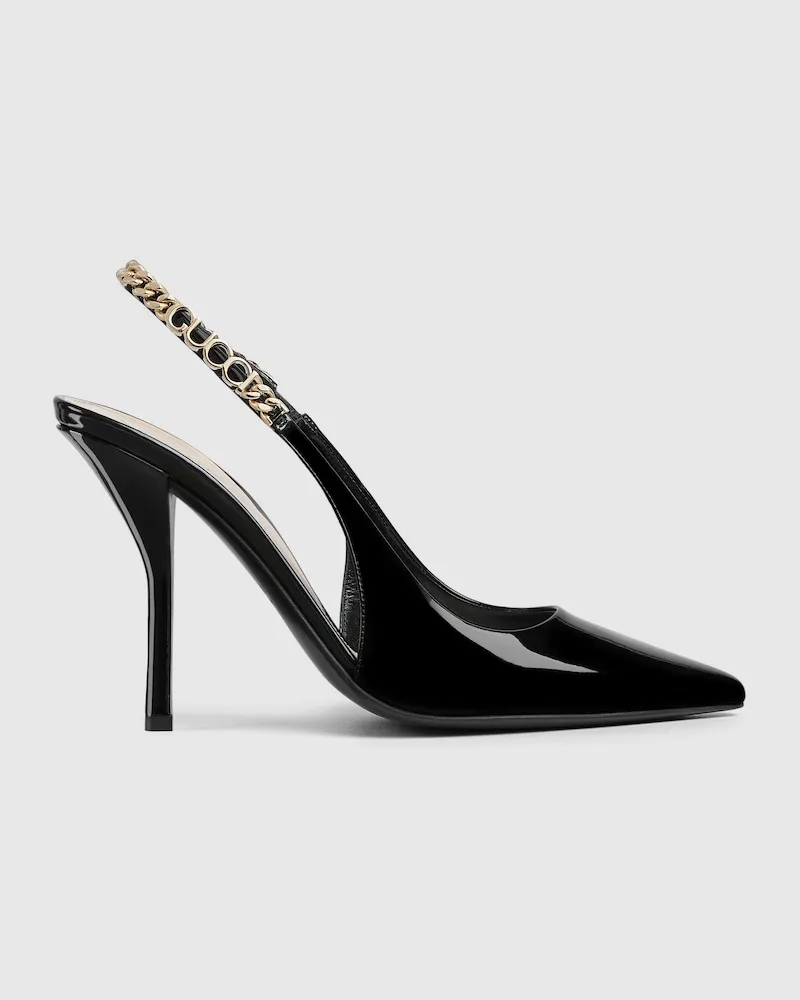Gucci Signoria Pumps Mit Fersenriemchen, Größe Schwarz