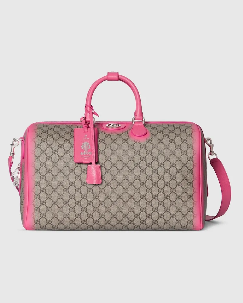 Gucci Mittelgroße GG Reisetasche Beige