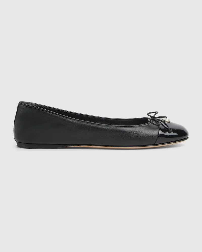 Gucci Damenballerina Mit Doppel G, Größe Schwarz