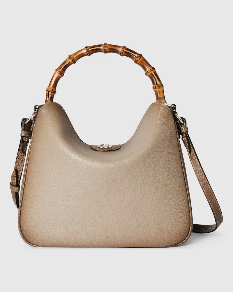 Gucci Mittelgroße Diana Schultertasche Nude