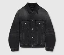 Jacke aus Zertifiziertem Baumwolldenim Mit Waschung, Größe