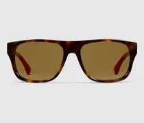 Sonnenbrille mit Eckigem Rahmen