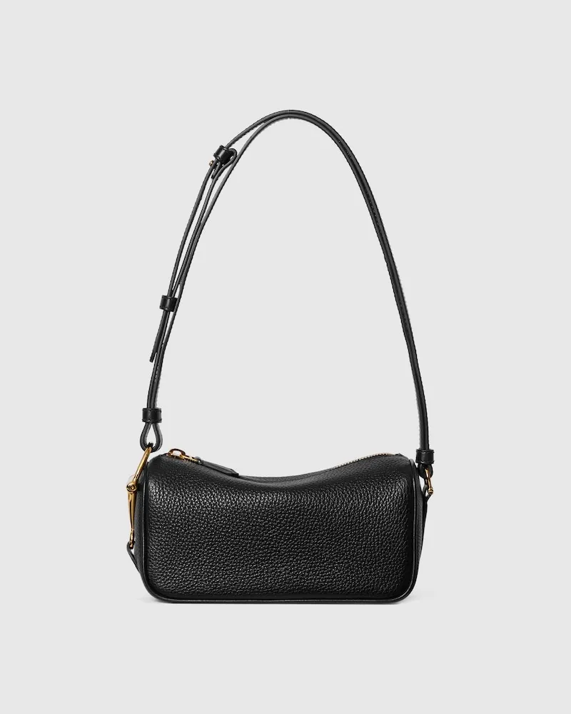 Gucci Half Horsebit Mini-Tasche Schwarz