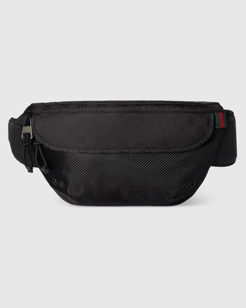 Gucci Große Nexus Gürteltasche, Größe 90 Schwarz