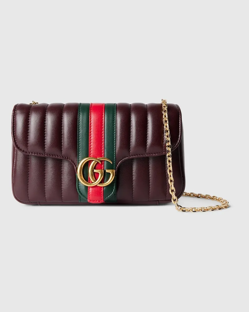 Gucci Jetset GG Marmont Small Shoulder Bag Bordeauxrot
