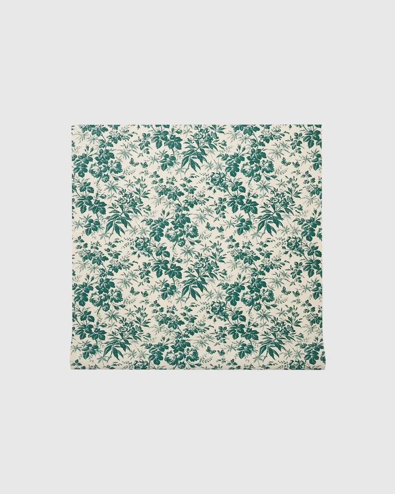 Gucci Tapete Mit Herbarium-Print Grün