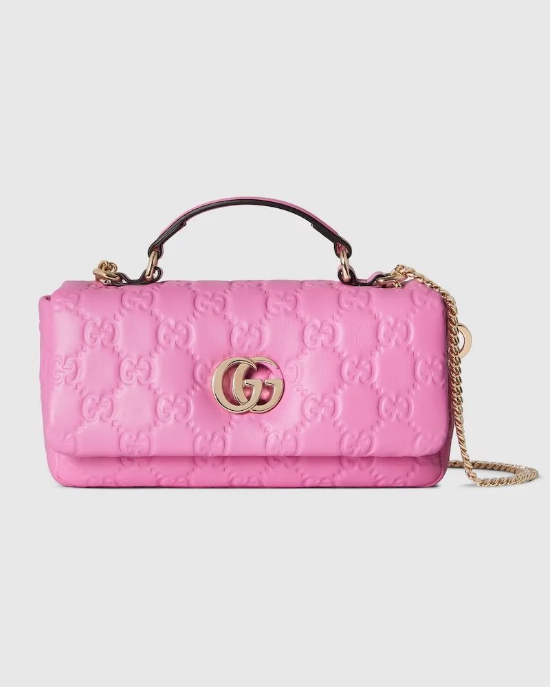 Gucci Kleine GG Milano Henkeltasche Pink