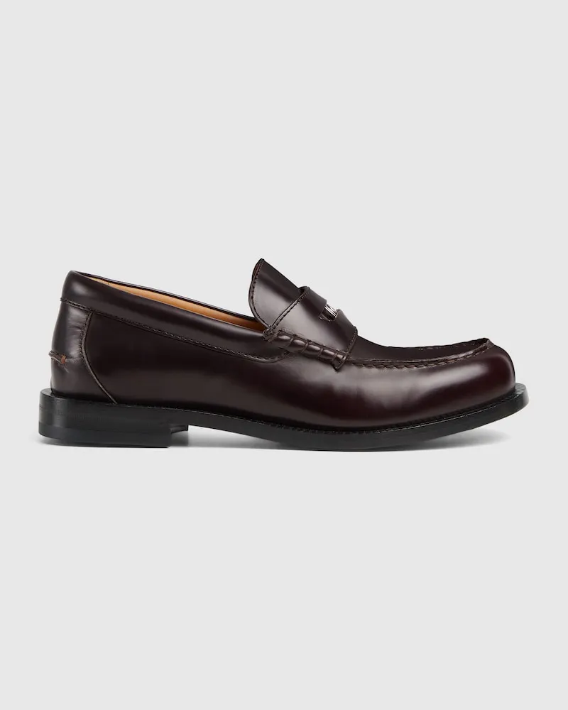 Gucci Herrenloafer Mit Abnehmbarem Detail, Größe Rot