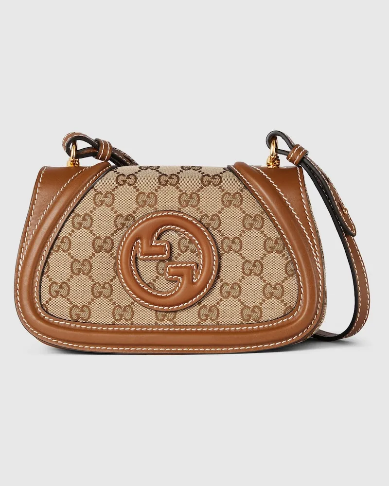 Gucci Kleine Blondie Schultertasche Braun