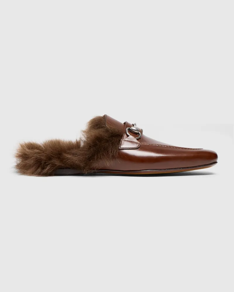 Gucci Casanova Damen-Mules Braun