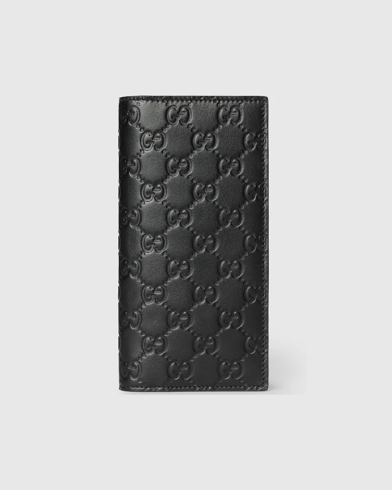 Gucci Portefeuille Long GG Emblem Noir