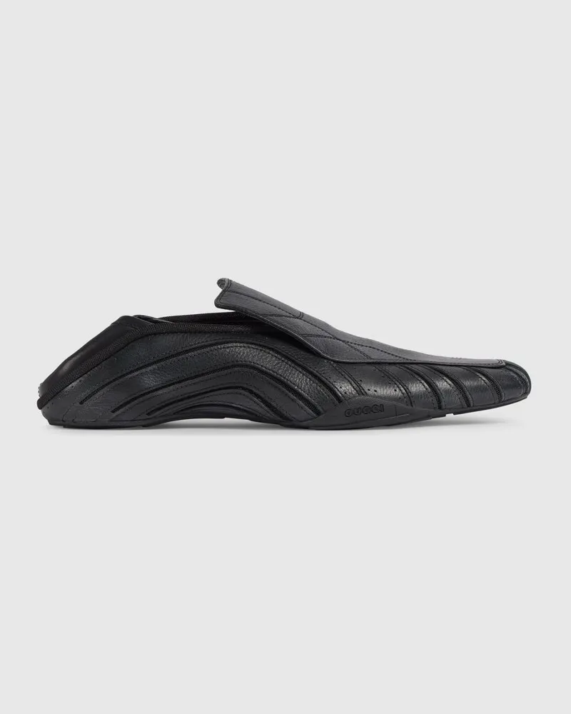 Gucci Slip-on-Herrensneaker Schwarz