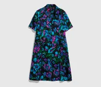 Kleid aus Bedrucktem Seidenjacquard, Größe
