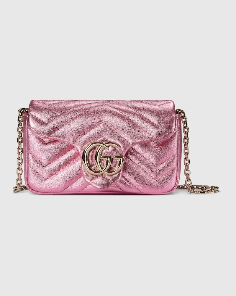 Gucci GG Marmont Mini-Schultertasche Pink