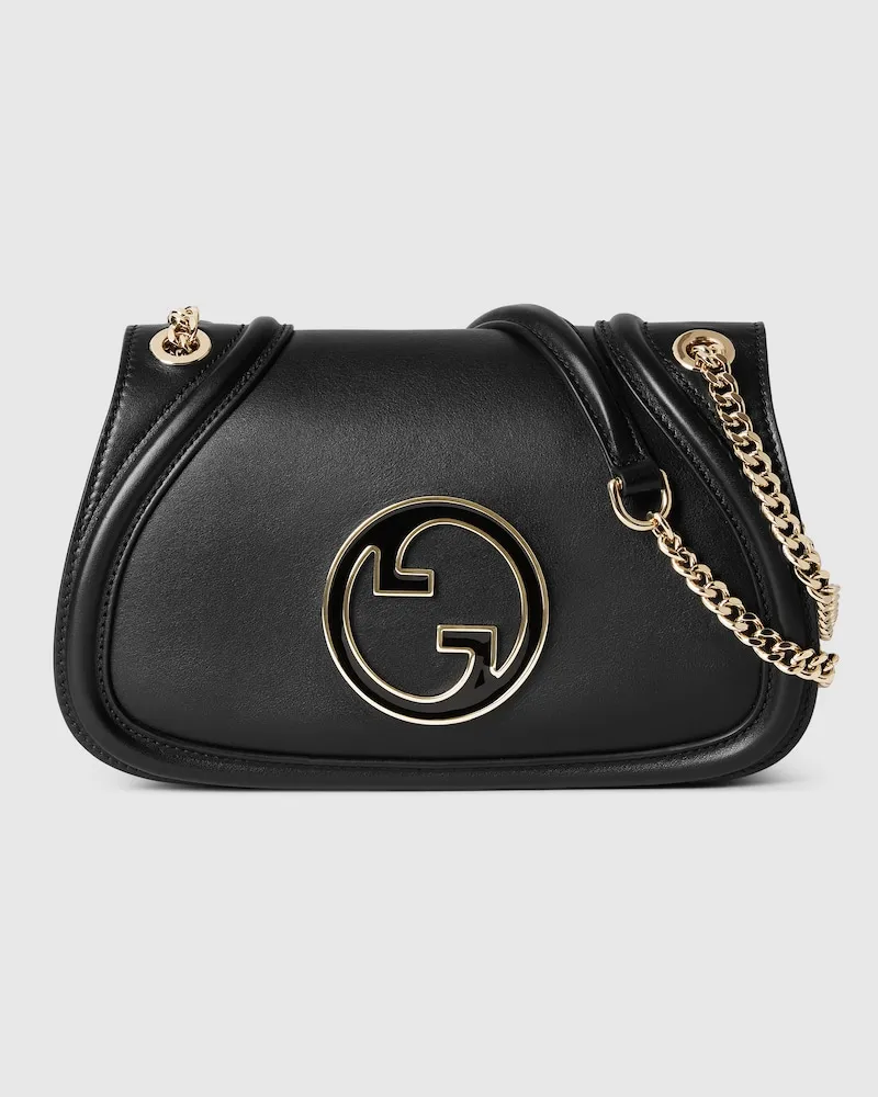 Gucci Mittelgroße Blondie Schultertasche Schwarz
