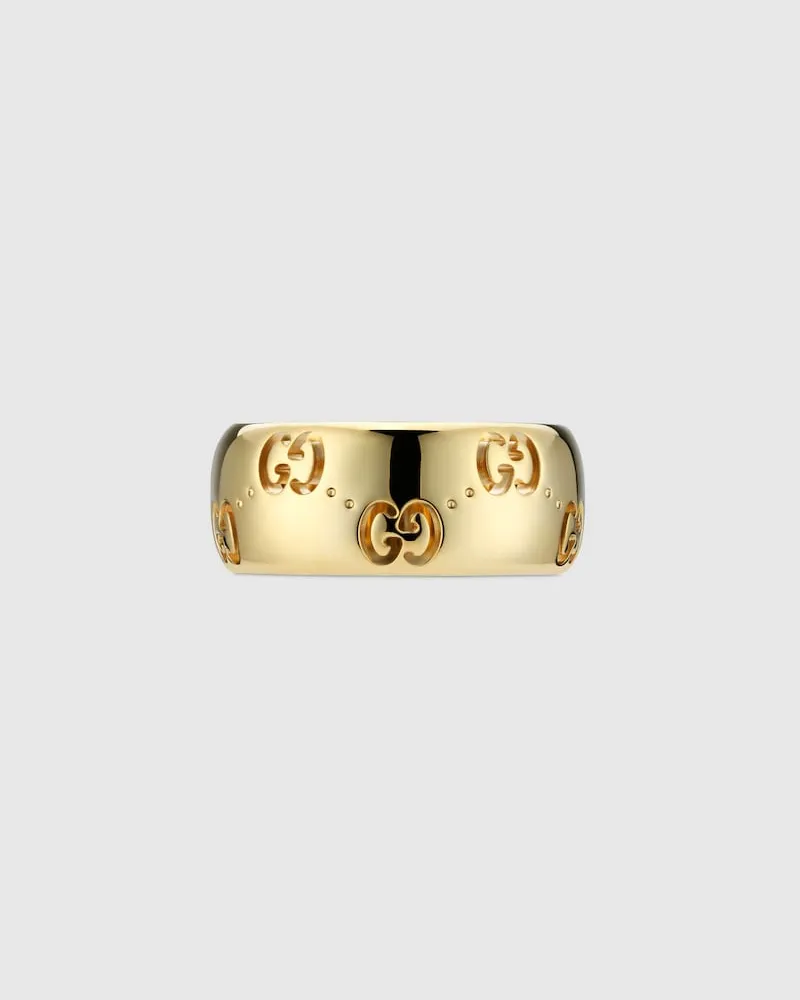 Gucci Breiter Icon GG Ring 18 Karat Undefined