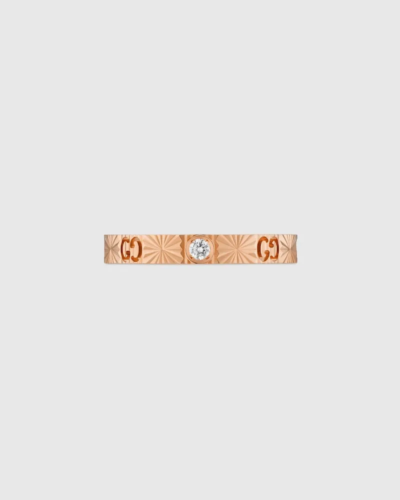 Gucci Icon Ring 18 Karat Mit Diamant Und Herz Undefined