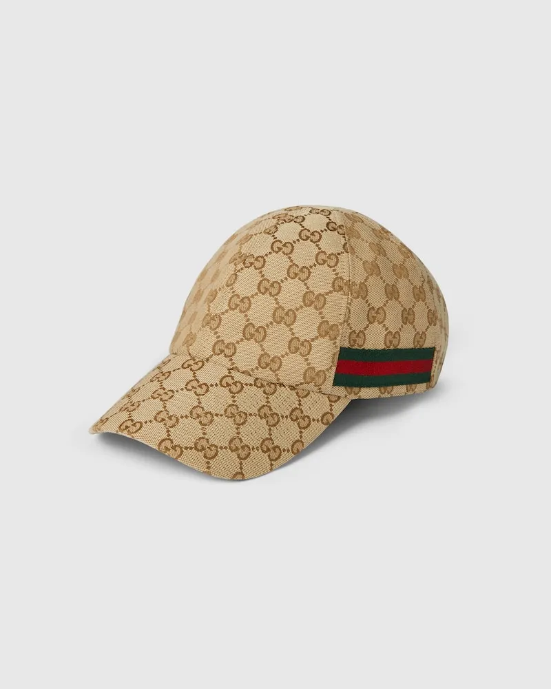 Gucci GG Baseballkappe Mit Web, Größe Grün