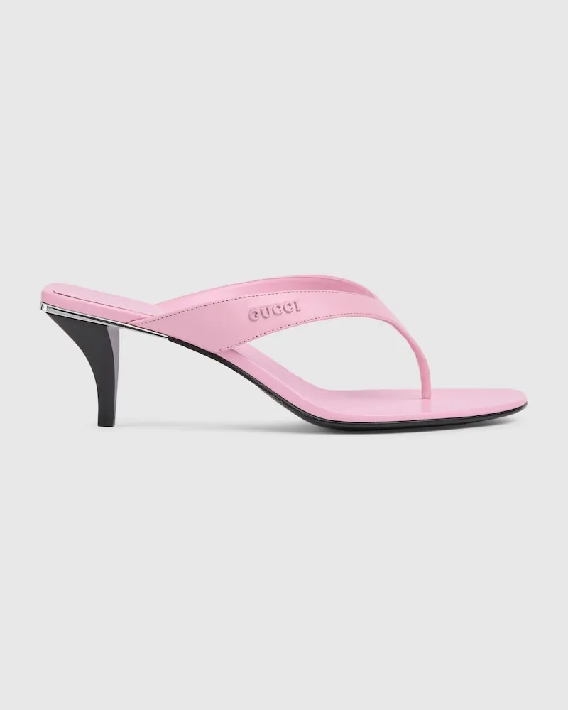 Gucci Vittoria Damen-Zehensandale, Größe Pink