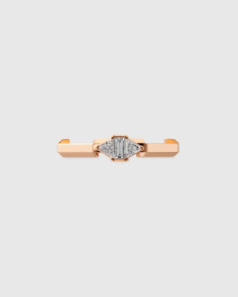 Gucci Link to Love Ring 18 Karat Mit Diamanten Undefined