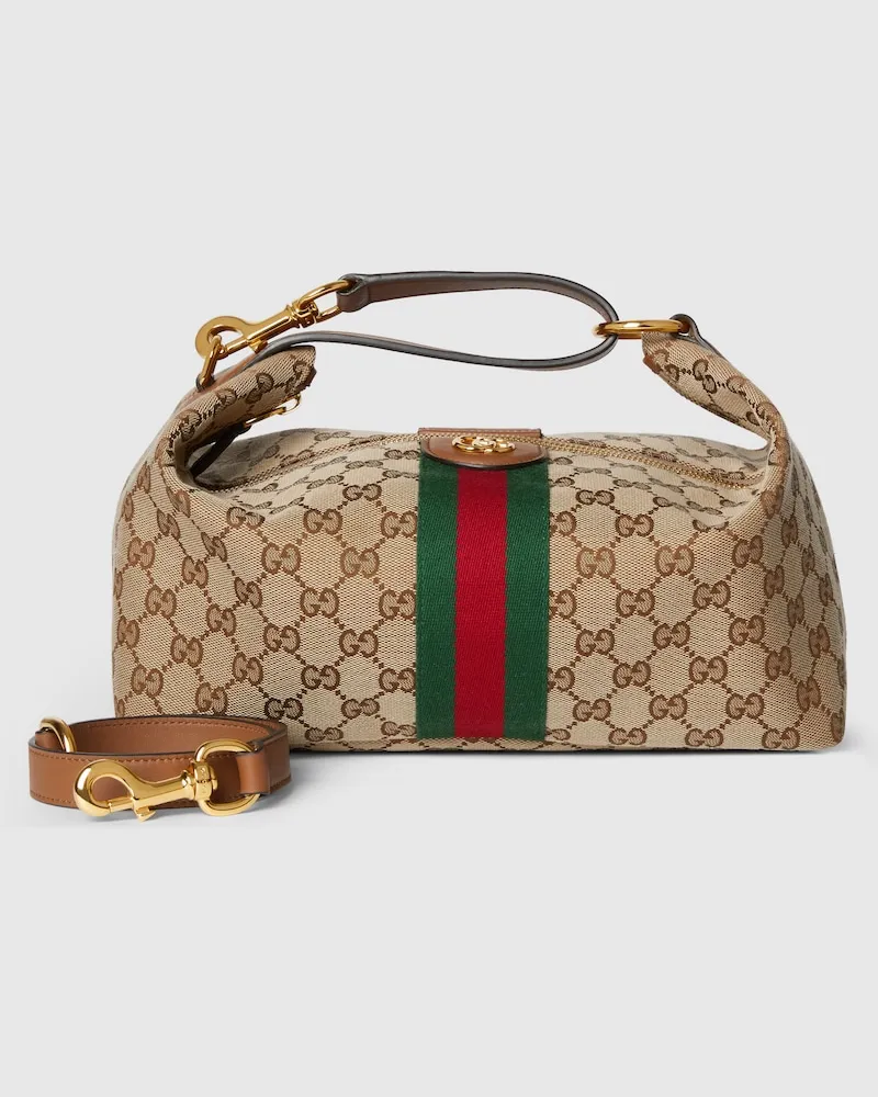 Gucci Mittelgroße Vanity Henkeltasche Beige