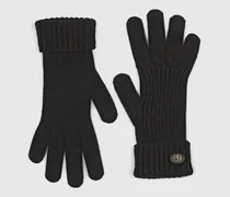 Handschuhe aus Wolle Und Kaschmir Mit Doppel G, Größe