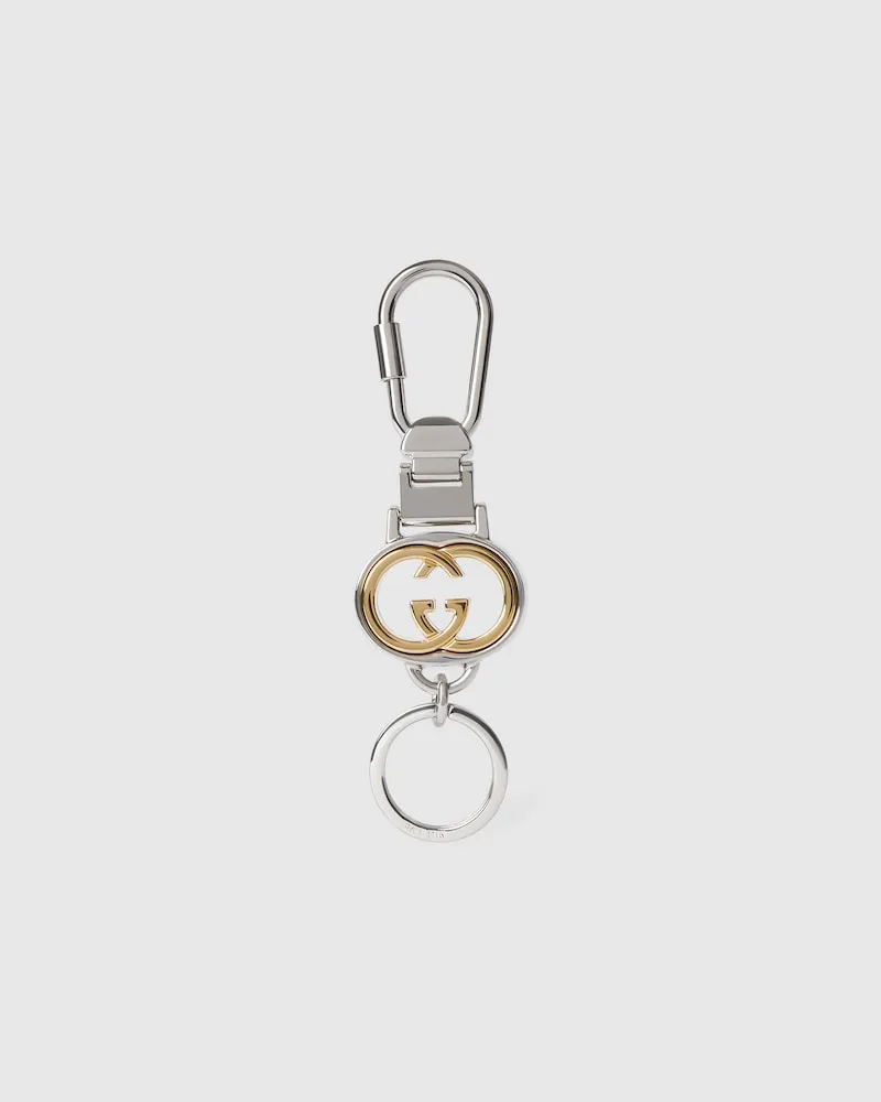 Gucci Schlüsselanhänger mit GG Silver