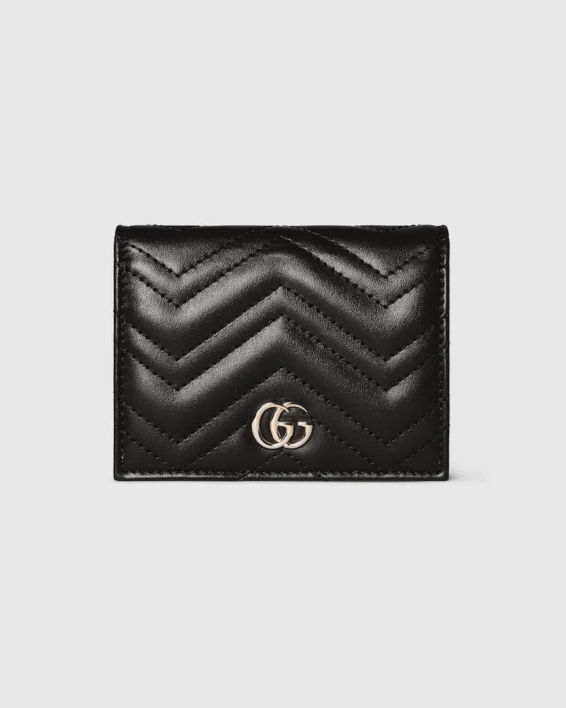 Gucci GG Marmont Kartenetui Schwarz