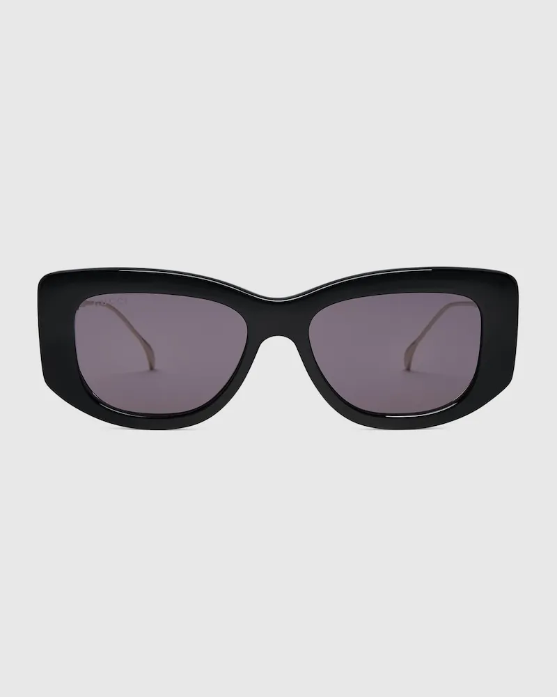 Gucci Sonnenbrille Mit Rechteckigem Rahmen Schwarz