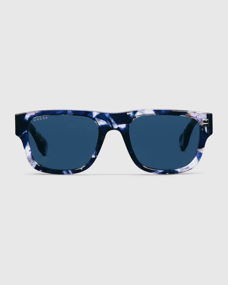 Gucci Sonnenbrille Mit Rechteckigem Rahmen Braun