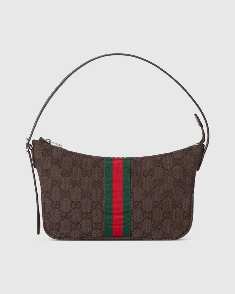 Gucci Sac À Bandoulière Lunetta Petit Format Marron
