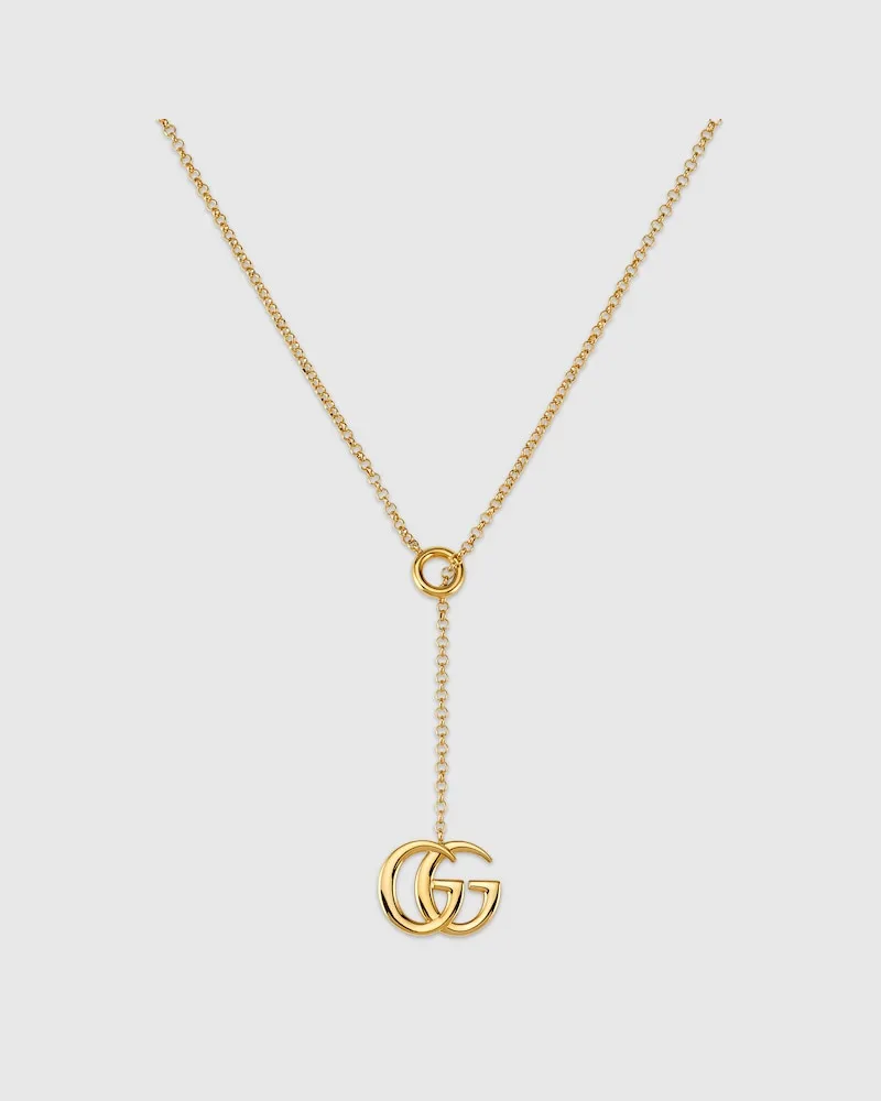 Gucci GG Marmont Lariat Necklace Undefined