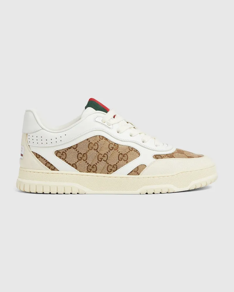 Gucci Baskets Re-Web Pour Homme, Taille Blanc