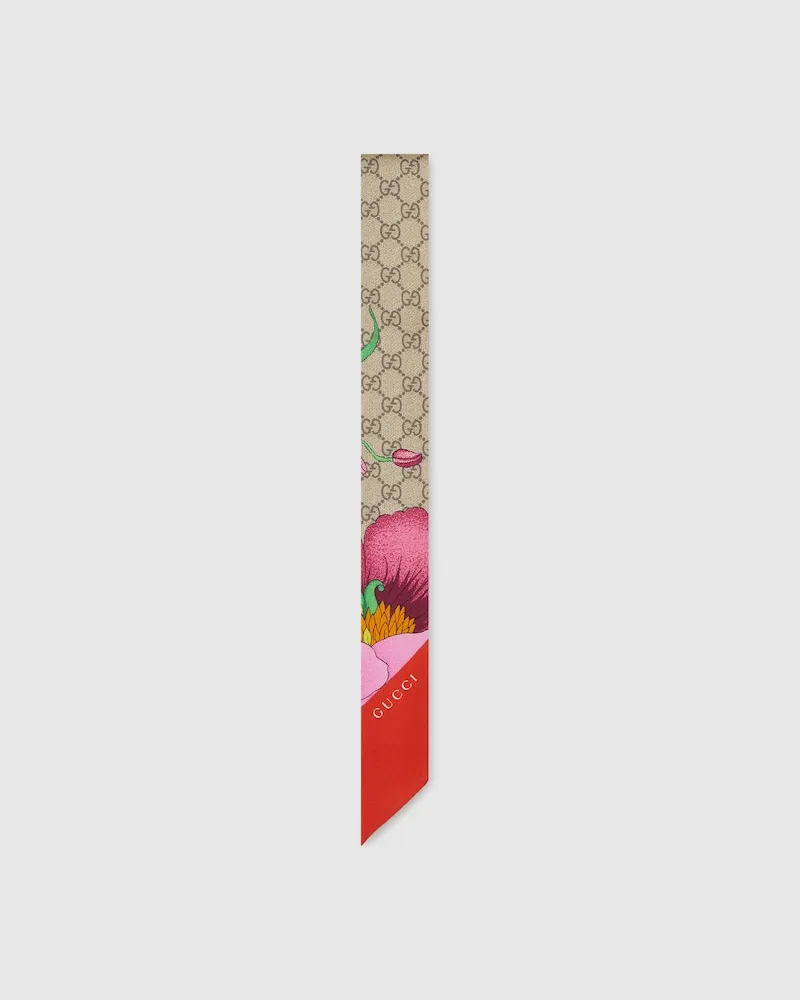 Gucci Band aus Seide Mit Print Pink