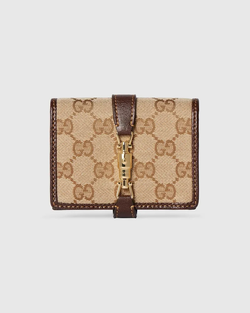 Gucci Mittelgroße Jackie Brieftasche Beige