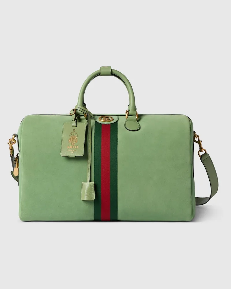 Gucci Mittelgroße Savoy Reisetasche Grün