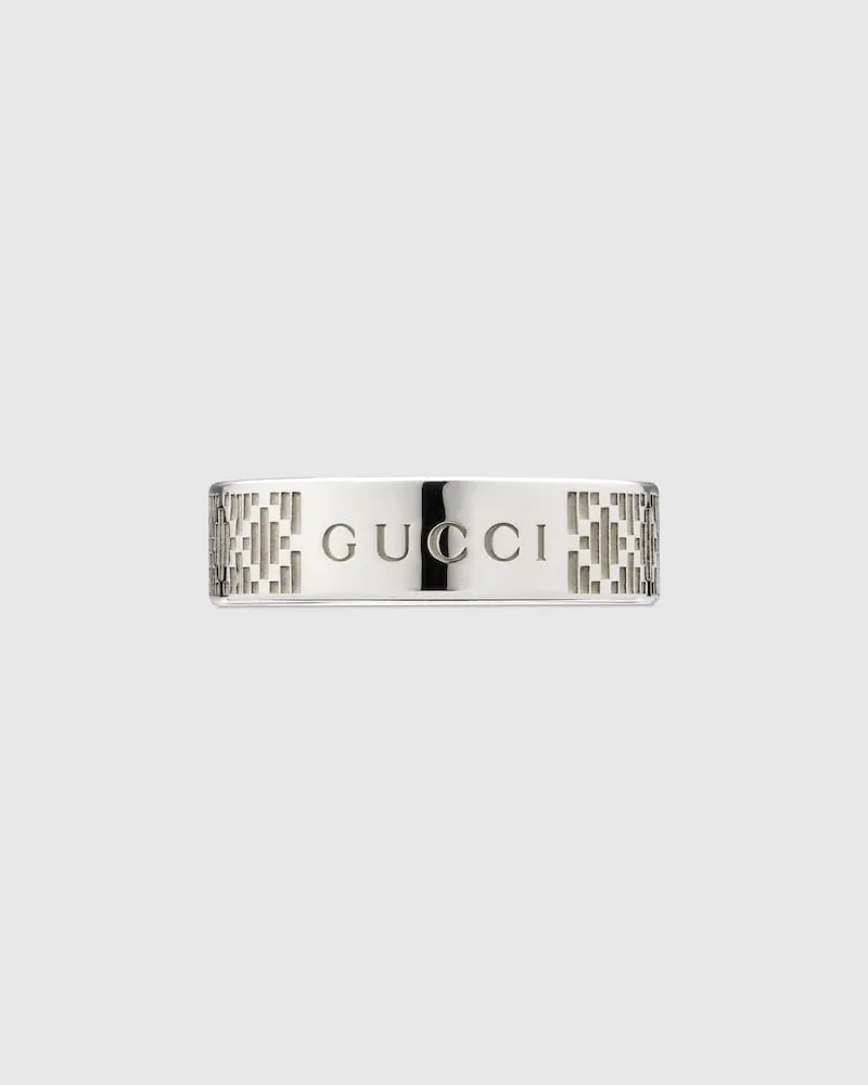 Gucci Diamante Ring Silber