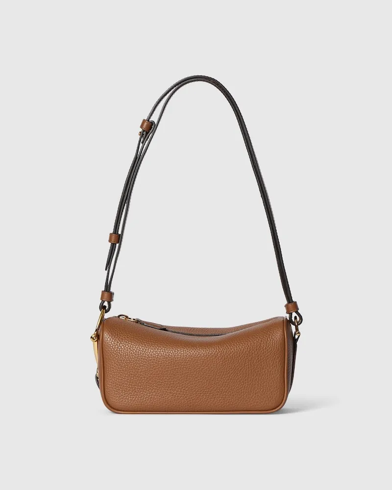 Gucci Half Horsebit Mini-Tasche Braun