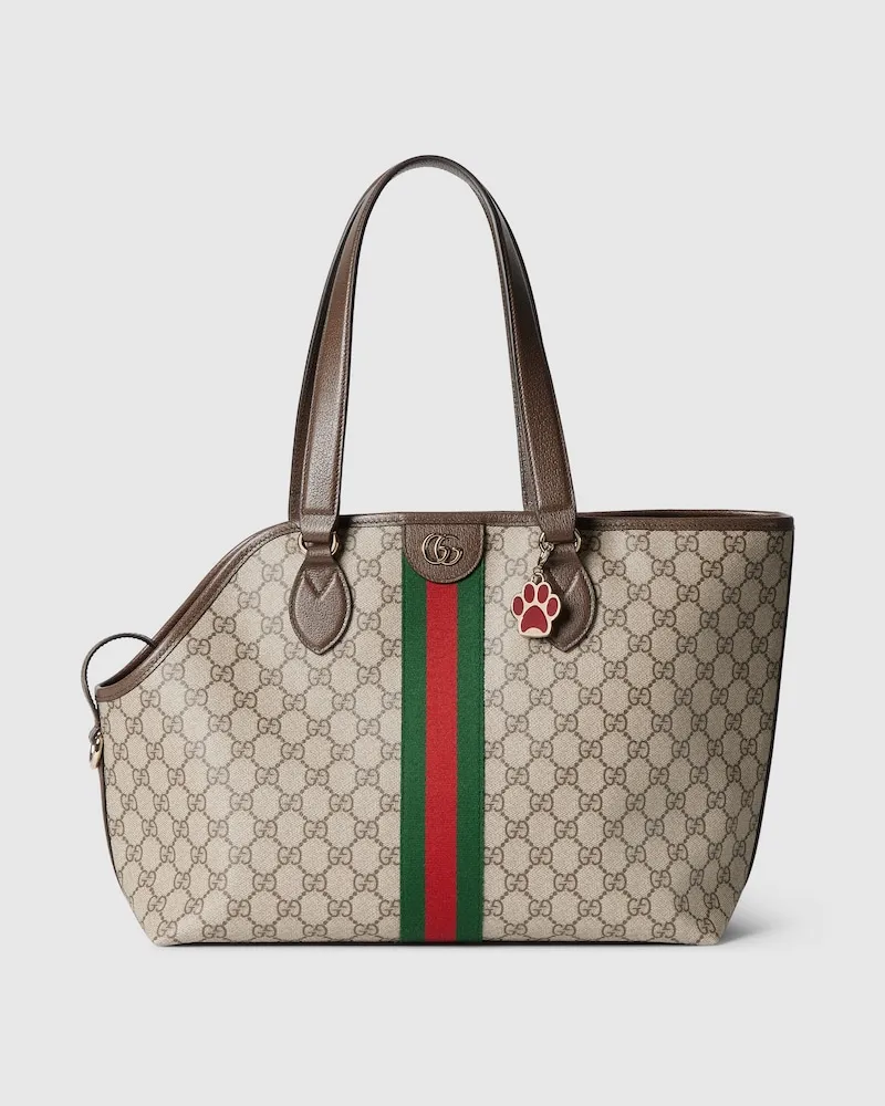 Gucci Kleiner GG Monogram Shopper Für Haustiere Beige