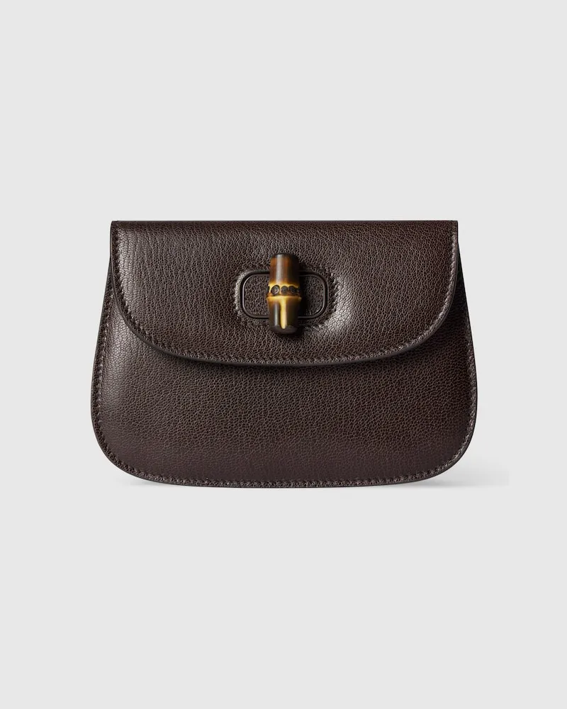 Gucci Pochette Bamboo Petit Format Marron