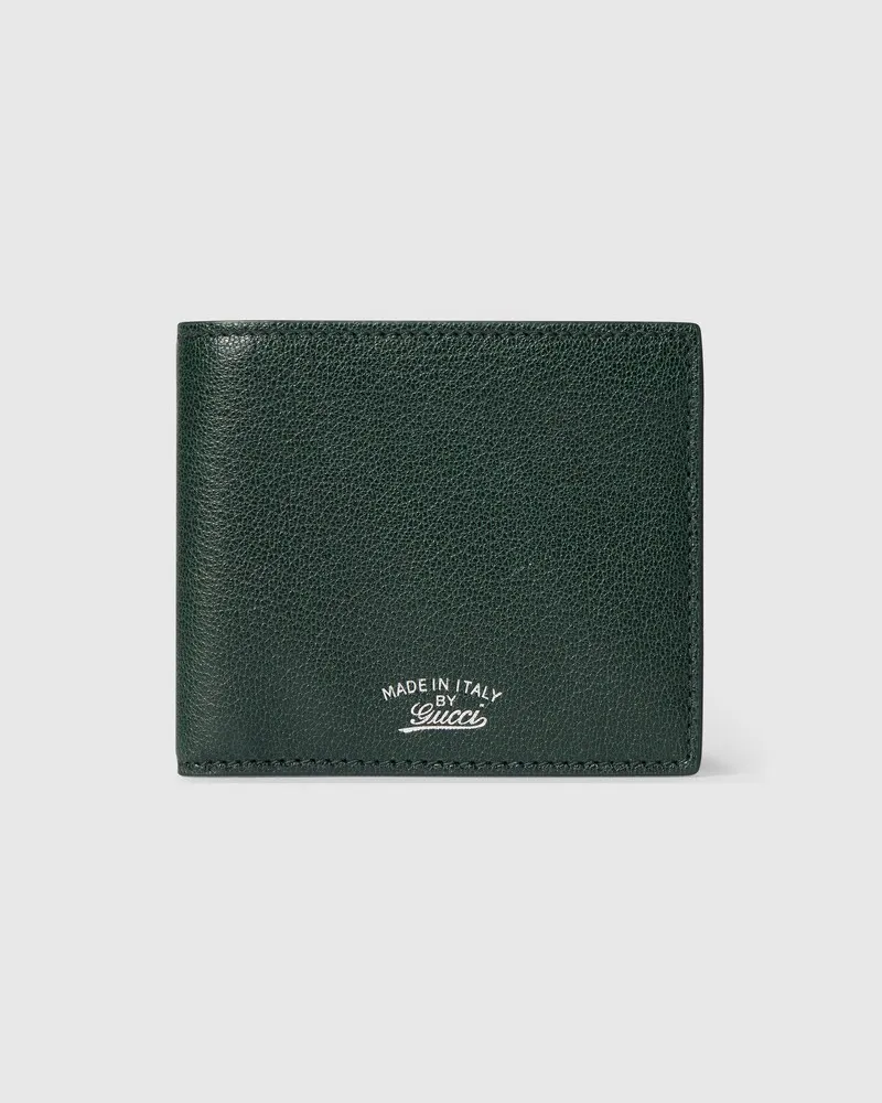 Gucci Lira Faltbrieftasche Grün