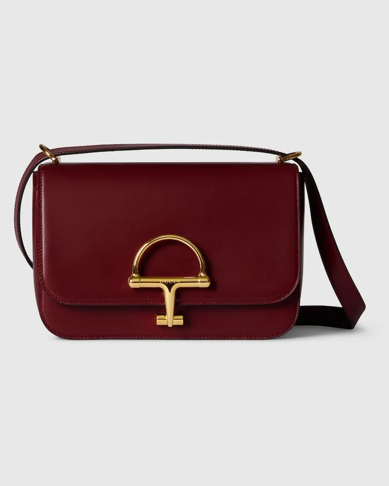 Gucci Kleine Siena Schultertasche Bordeauxrot