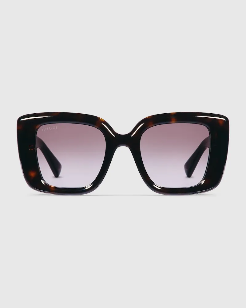 Gucci Sonnenbrille In Schmetterlingsform Braun